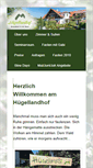 Mobile Screenshot of huegellandhof.at