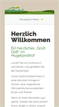Mobile Screenshot of huegellandhof.eu